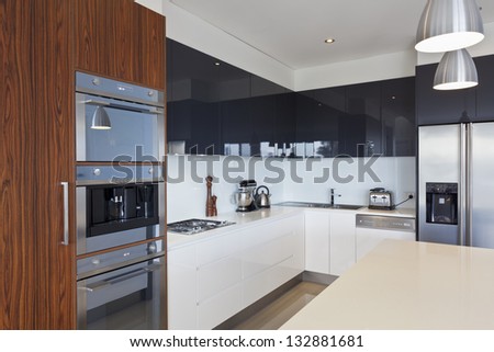 Modern New Kitchen With Expensive Appliances