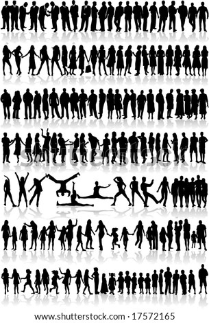 New big collection of people in vectors New big collection of people in vectors