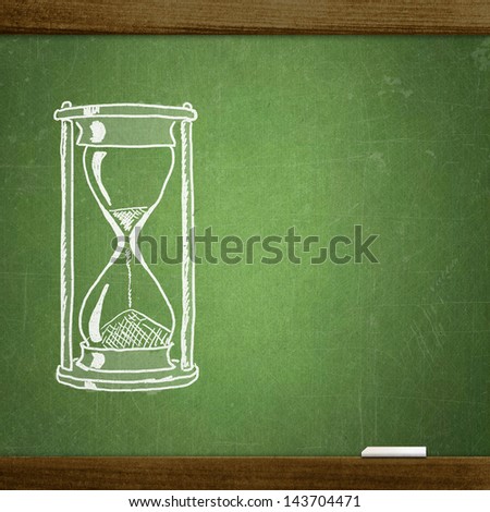 sketch test tube on school blackboard sketch test tube on school blackboard