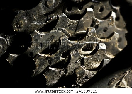 heavy dirty bike parts