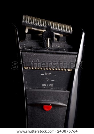 old damaged electric shaver