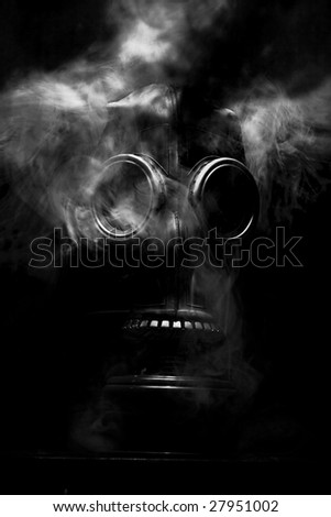 gas mask wallpaper. stock photo : Gas mask with