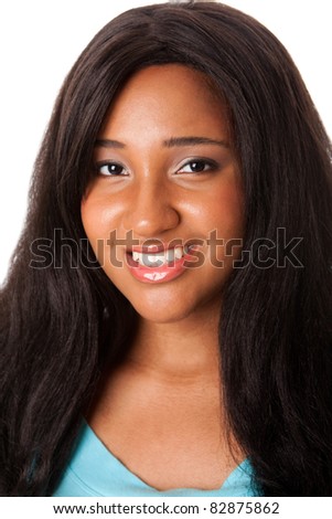 Black Hair Teenager