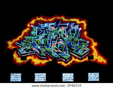 Graffiti Ring of fire