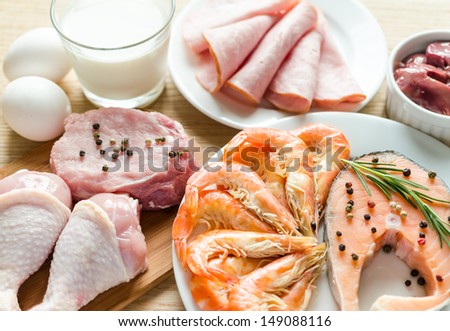 Ingredients for protein diet