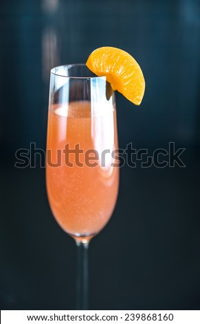Bellini cocktail