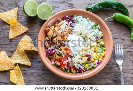 Chicken burrito bowl