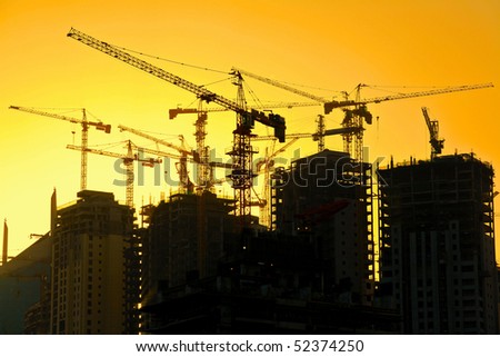 High rise apartment construction