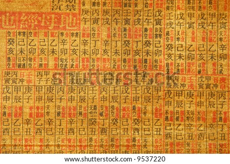 Chinese writing calligraphy background