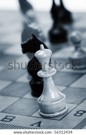 chess-man close up,shallow dof