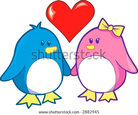 images of love birds kissing. of Two Love Birds