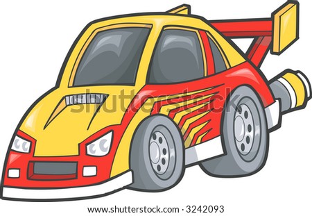 stock vector : Race-Car Vector