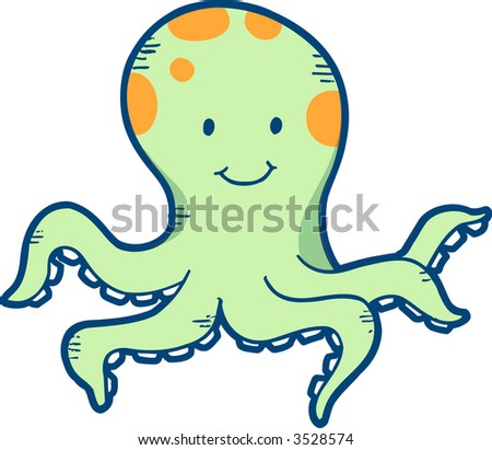 pictures of octopus. stock vector : Octopus Vector