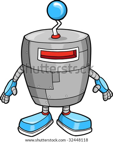 Robot Illustration Vector