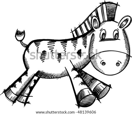 zebra doodle