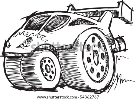 hot rod cars photos. Doodle Hot-Rod Race-Car