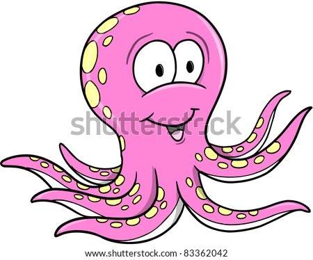 Baby Cartoon Octopus