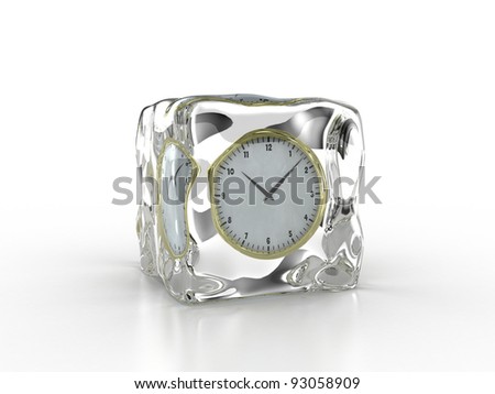 Ice Cube Clock