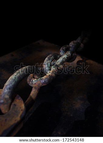 Rusted old Chain
