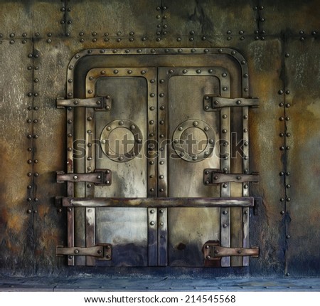 Old Rusted Vault door