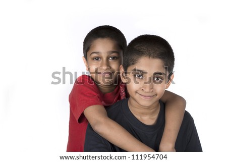 Brothers Smiling