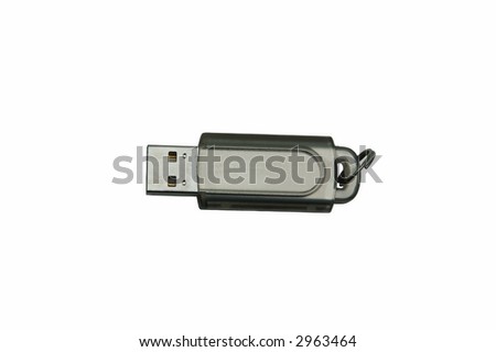 USB Data drive isolated on a white background