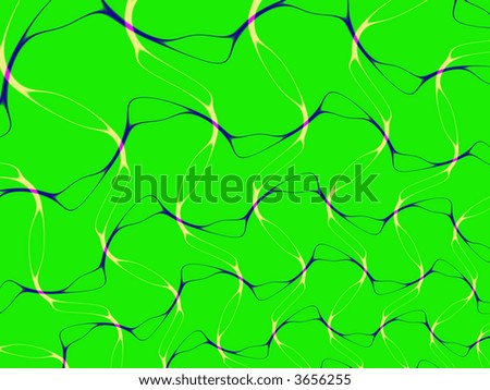 Fractal rendition of green foliage back ground