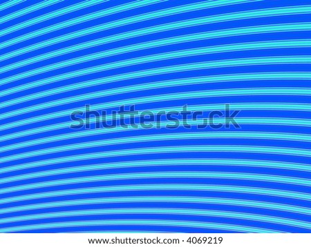 Fractal rendition of blue water fountain back ground
