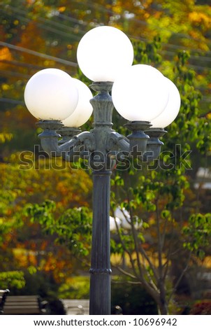 beautiful lamp post