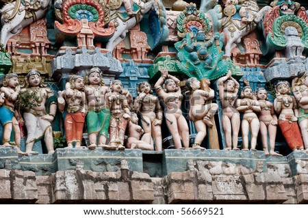Chola kings  architecture at a south indian temple