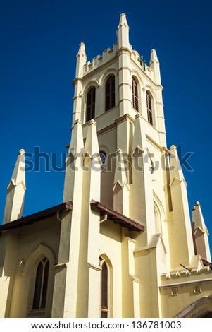 Christ Church, Shimla, is the second oldest church in North India. Himachal Pradesh, India