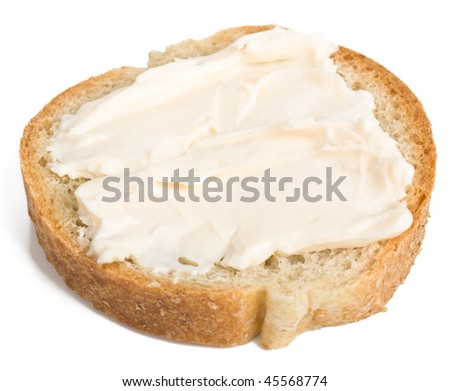دردشه الاعضاء - صفحة 13 Stock-photo-slice-of-bread-with-cheese-cream-spread-on-it-45568774