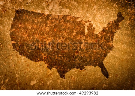 map of united states of america states. map of United States of