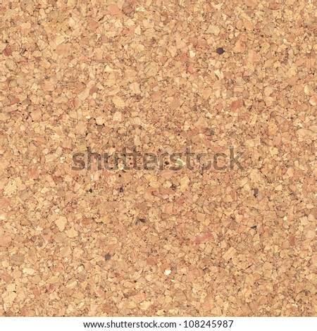 Compressed cork, wood board texture