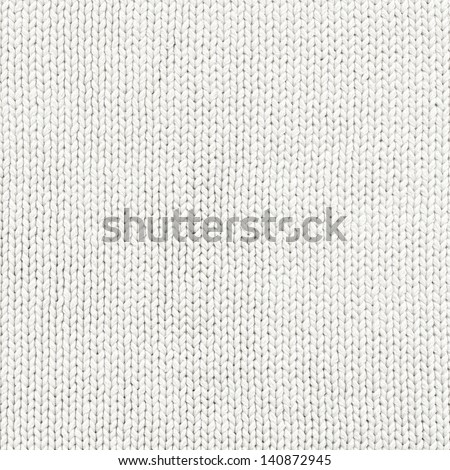 Woven Wool White Fabric Texture