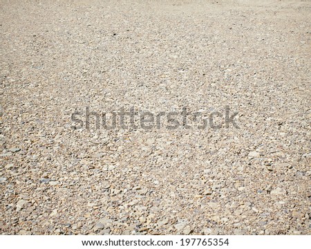 Background of stones, gravel road