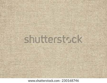 Clean brown burlap texture. Woven horizontal fabric