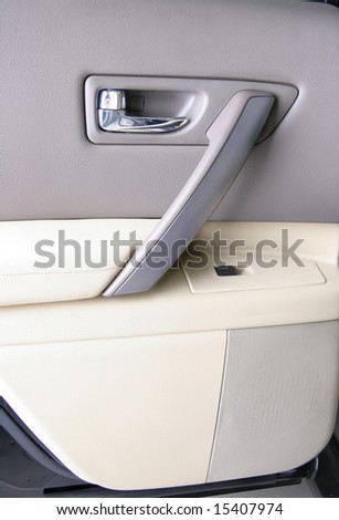 Car door inside the car