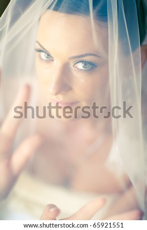 portrait of a beautiful bride