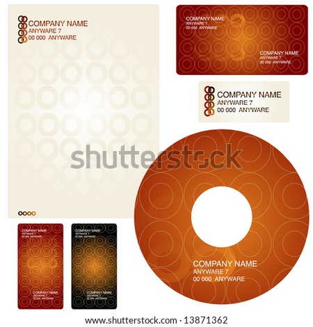 business card design template. Template design - usiness