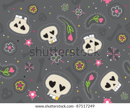 Cute Skull Pattern