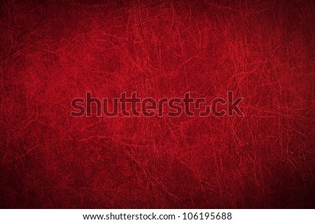 Red leather texture or background