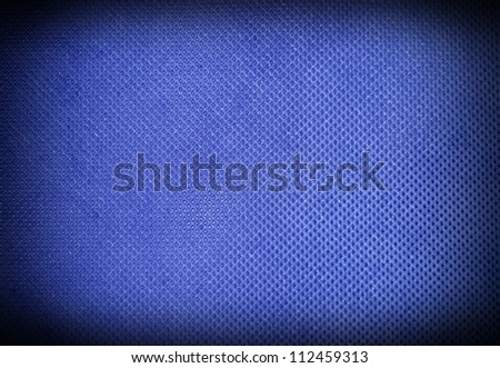 Blue material background or texture