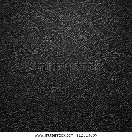 Black leather texture or background