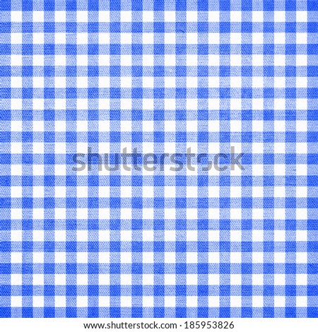 blue checkered tablecloth texture