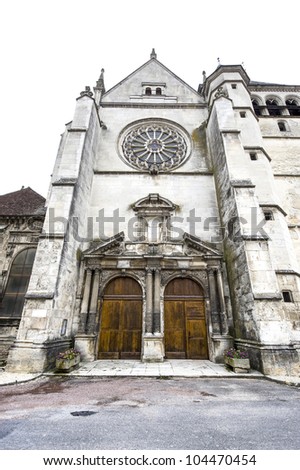 Bar-sur-Seine (Aube, Champagne-Ardenne, France) - Facade of the ancient church