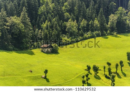Val Passiria (Bolzano, Trentino Alto Adige, Italy) at summer. Cottage