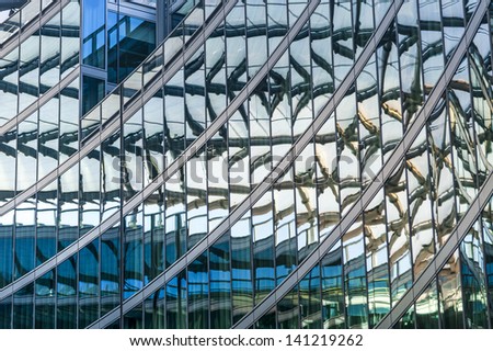 Modern office buildings in Milan (Lombardy Italy)