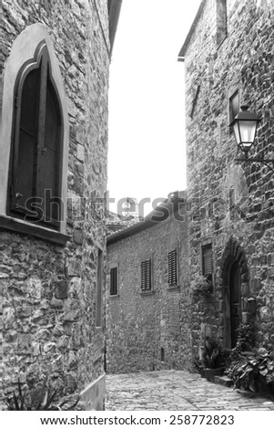 Montefioralle (Greve in Chianti, Florence, Tuscany, Italy): medieval village