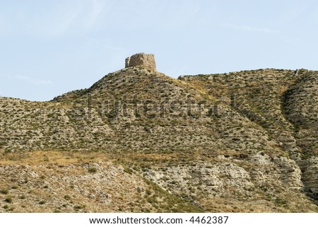 Los Monegros, desert region in Aragon (Spain) - Ruin